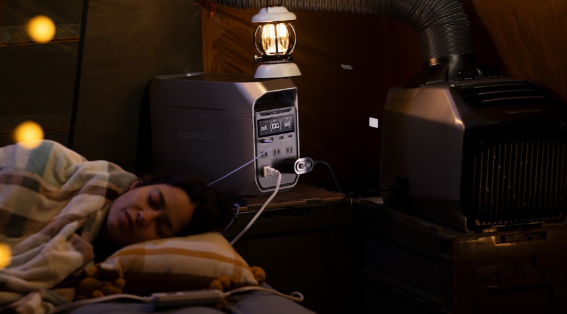 Electrical safety while sleeping in a tent