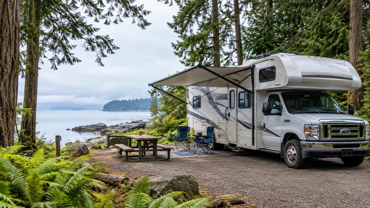 Driving to scenic Washington state parks