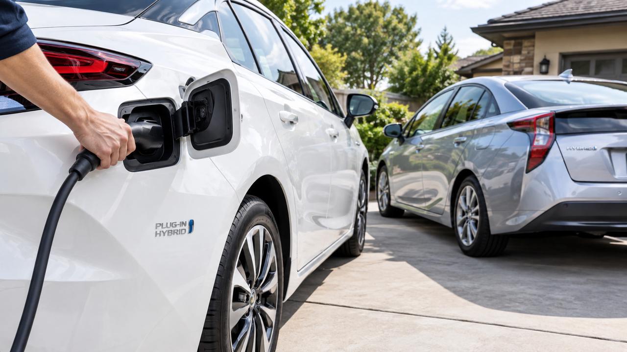 Hybrid vehicle battery charging methods compared