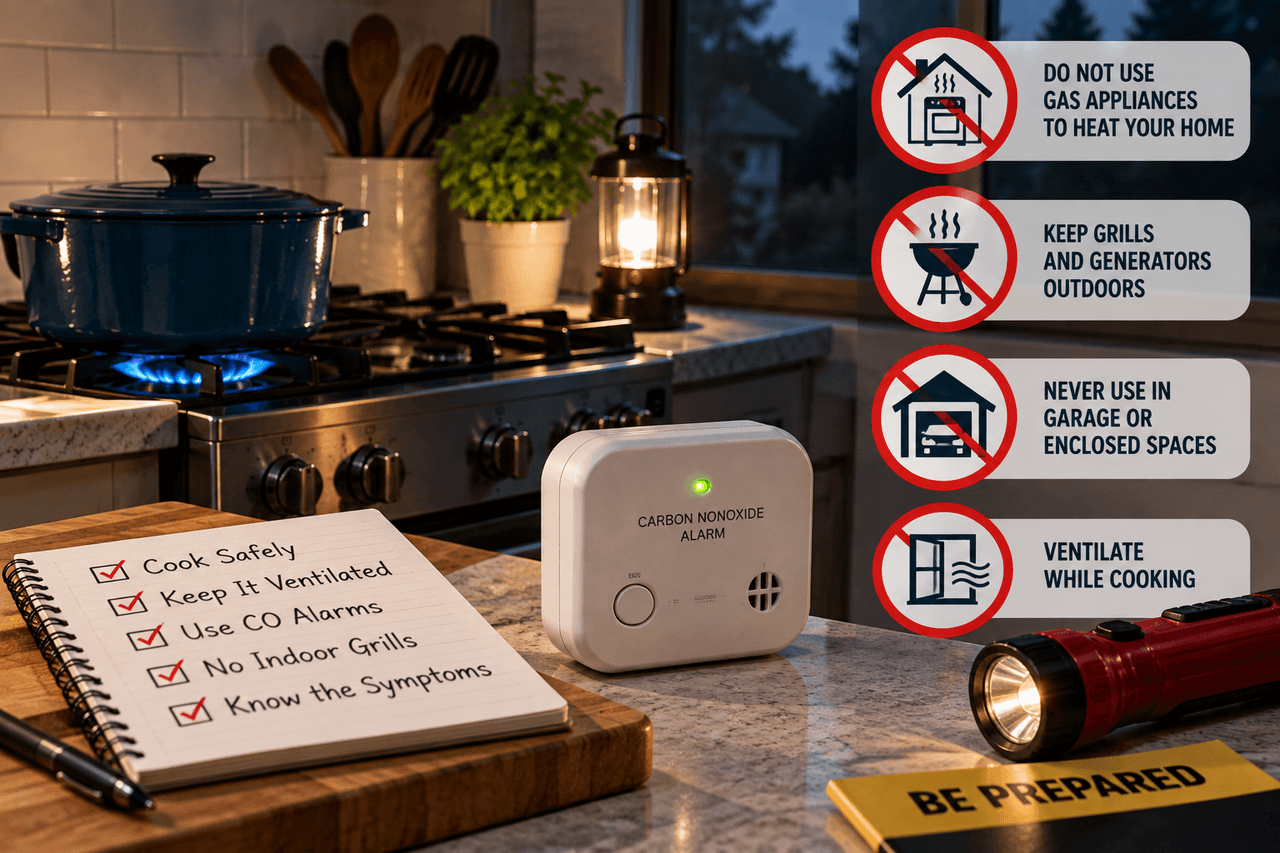 Gas Appliance Safety During Outages