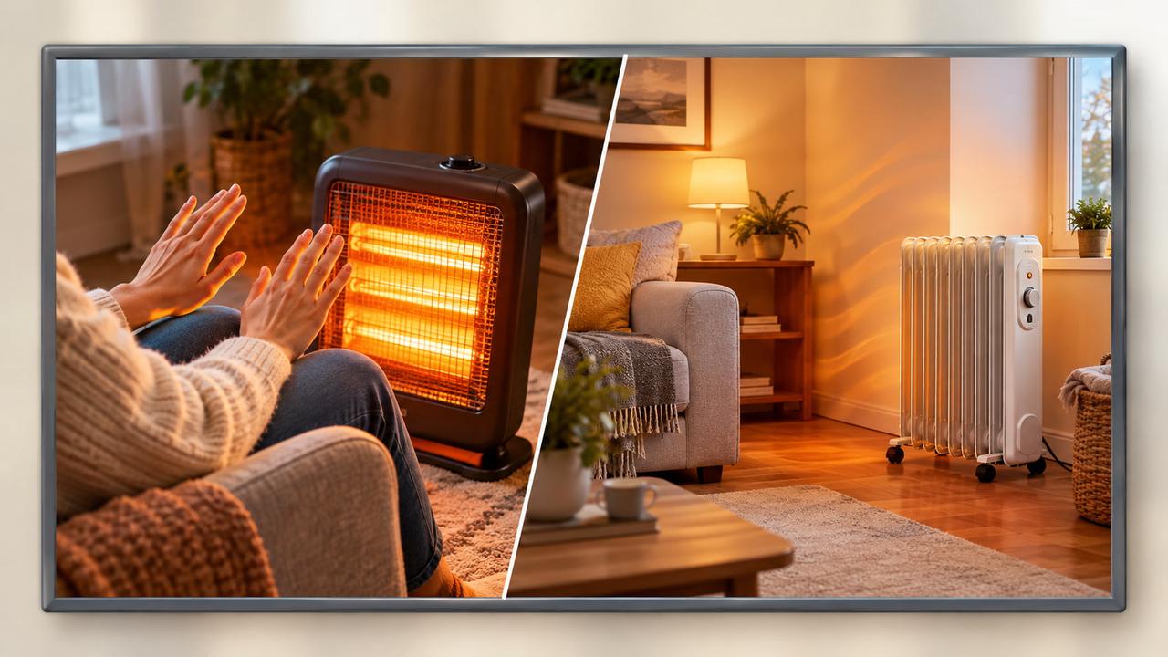 different types of electric space heaters