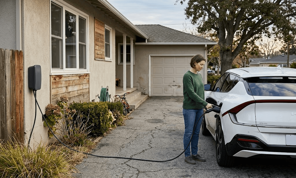 EV6 charging