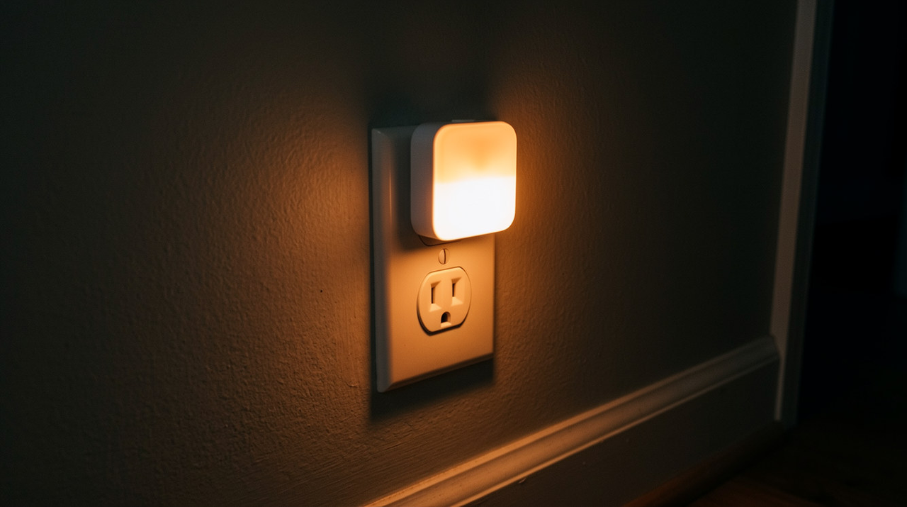 Plug-in emergency light
